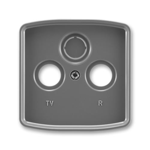 Kryt zásuvky televizní, rozhlasové a satelitní, kouřově šedá, ABB Tango 5011A-A00300 S2