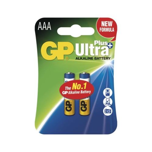 Alkalická batéria GP Ultra Plus LR03 (AAA), blister