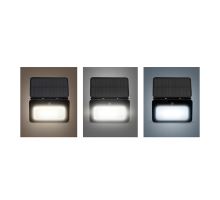 Solight LED solární reflektor se senzorem, 6W, 660lm, 3CCT, Li-Ion, černá (2)