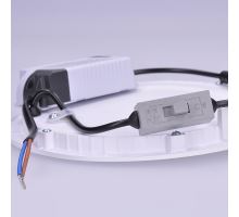 Solight LED mini panel CCT, podhledový, 18W, 1530lm, 3000K, 4000K, 6000K, kulatý (3)