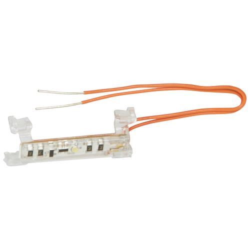Niloé signálka 3 mA 230 V bílá