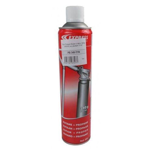 PB340-7/16 plyn Propan-Butan v lahvi 340g