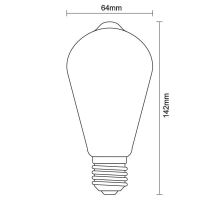 LED Filament 12W - ST64 / E27 / 3000K - ZLF915 (1)