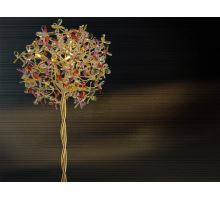 Luxusní křišťálová stojací lampa 5 x G9 - CA032/F (2)