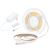 Solight LED COB opasok, sada s adaptérom, vypínač, 5m, 8W/m, 800lm/m, teplá biela Solight LED COB opasok, sada s adaptérom, vypínač, 5m, 8W/m, 800lm/m, teplá biela