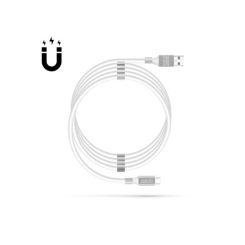 Kábel DELIGHT 55446C-WH USB-C 1,2m magnetický