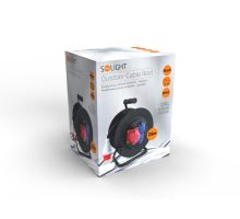 Solight prodlužovací přívod - na bubnu, zásuvky 400V + 230V, 25m kabel guma-neopren 5x1,5mm2, IP44 (7)
