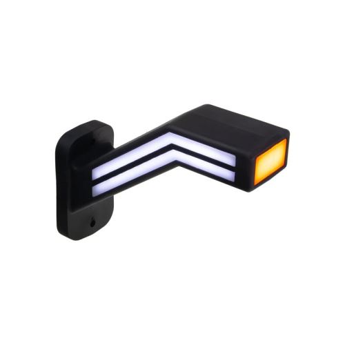 Poziční LED světlo (tykadlo) pro nákladní vozy CARCLEVER levé červeno-bílo-oranžové TRL191L
