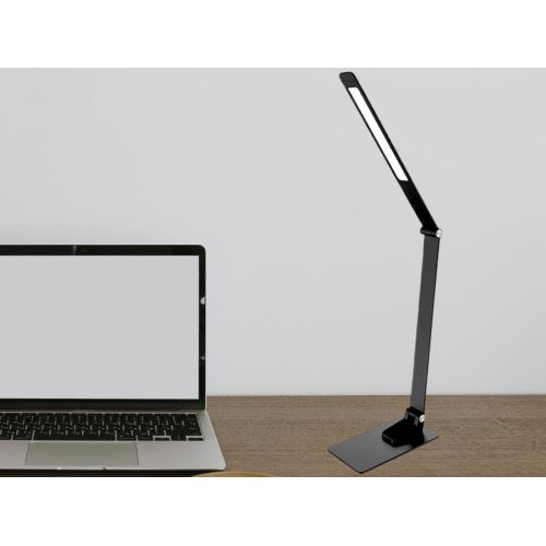 LED lampa FRIDA stmívatelná s časovačem a USB 12W - DL5302/B