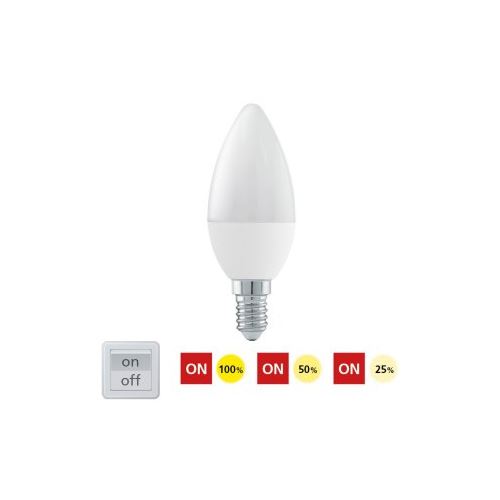 LED žárovka C37 (C35) E14/6W 470lm 4000K EGLO-11582