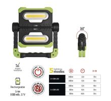 COB LED nabíjecí pracovní reflektor P4536, 2000 lm, 8000 mAh (3)