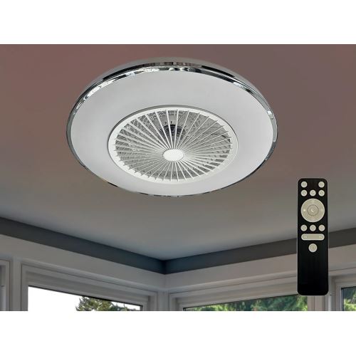 LED svítidlo + stropní ventilátor + dálkový ovladač 72W - LCL6352
