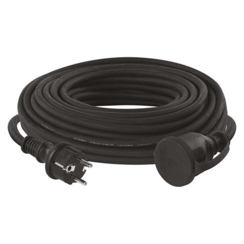 Predlžovací kábel gumový spojka 20m 3x 1,5mm