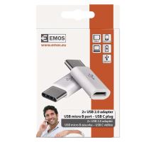 Adaptér USB micro B/F - USB C/M (3)