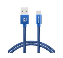 Kabel SWISSTEN 71521208 USB/USB-C 1,2m Blue Kabel SWISSTEN 71521208 USB/USB-C 1,2m Blue