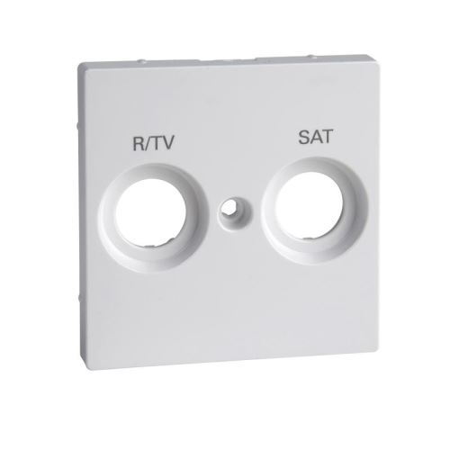 Centrální deska označená R/TV+SAT pro anténní zásuvku, Systém M, ACTI