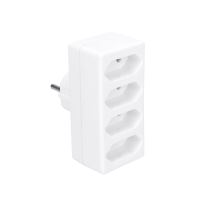 Solight rozbočka, 4x 2,5A, biela (1)