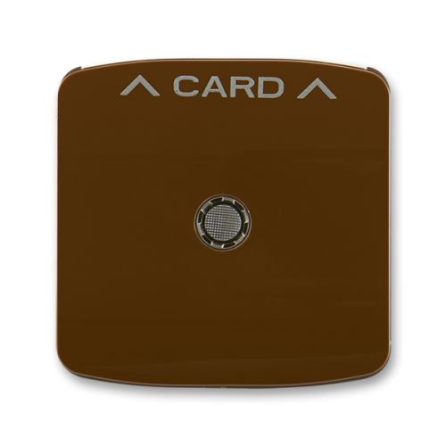 Kryt spínača kartového, hnedá, ABB Tango 3559-A00700 H