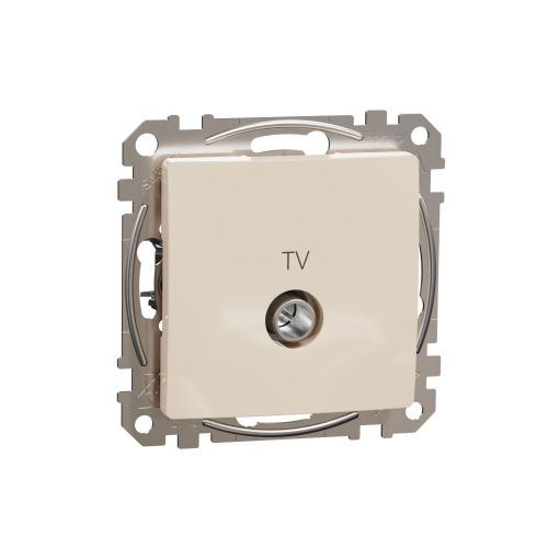 Sedna Design zásuvka TV+R koncová 4dB béžová