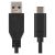 USB kabel 3.0 A/M - USB 3.1 C/M 1m černý, Quick charge