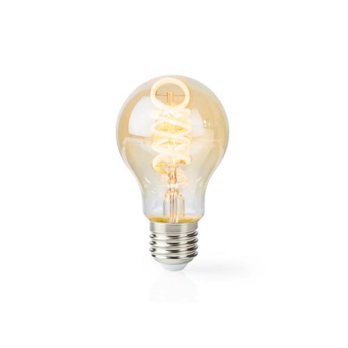 Smart LED žárovka E27 5.5W teplá bílá NEDIS WIFILT10GDA60 WiFi Tuya