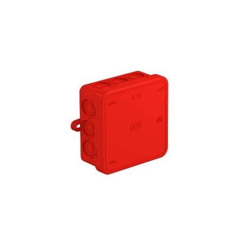 krabice A11 HF RO červená IP54