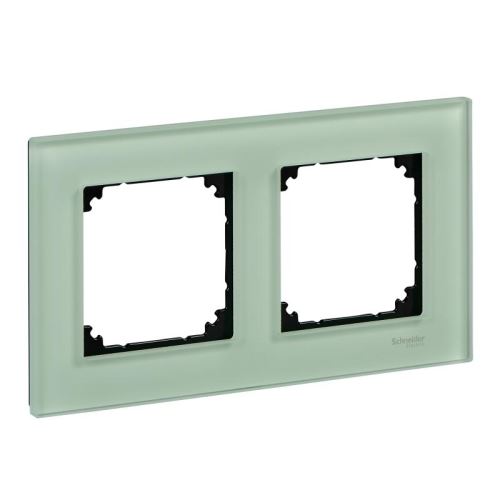 M-Elegance rámček 2-násobný pravé sklo Emerald Green