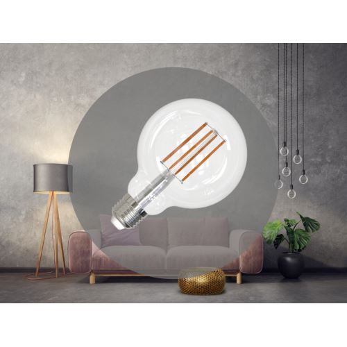 LED žárovka / filament 11W - G95 / E27 / 4000K - ZLF921D