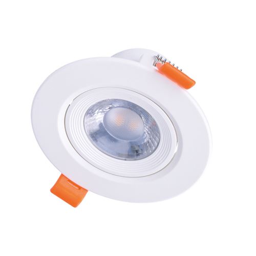 Solight LED podhľadové svetlo bodové, 5W, 400lm, 3000K, okrúhle, biele