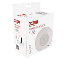 PIR senzor (pohybové čidlo) IP20 C 1200W biely (7)