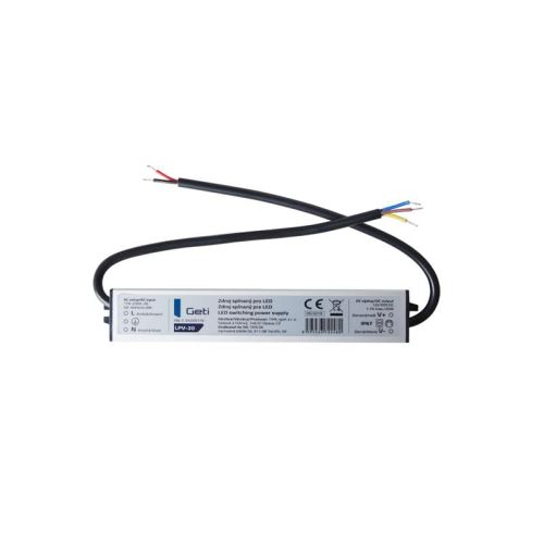 Zdroj spínaný pro LED 12V/ 20W GETI LPV-20