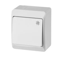 GALATEA IP44 Prepínač krížový č.7 (biela) GALATEA IP44 Prepínač krížový č.7 (biela)