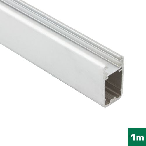 AL profil FKU18 J pro LED, bez plexi, 1m, surový