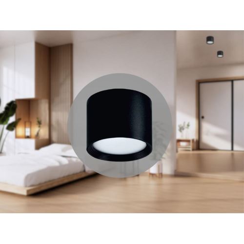 LED svietidlo 12W 4000K/SMD/BK - LPL522B