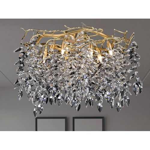 Luxusní stropní křišťálový lustr 9 x G9 - CA011/600C