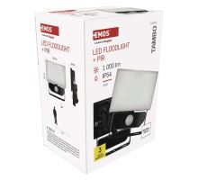 LED reflektor TAMBO se senzorem pohybu, 10 W, 1000 lm, černý (17)