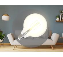 LED Filament BIELÝ 13W - G125 / E27 / 3000K - ZWF105 (8)