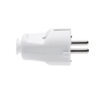 Solight zástrčka priama, IP20, biela (1)