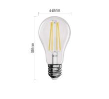 LED žárovka Filament A60 / E27 / 7,8W (75W) / 1060 lm / neutrální bílá (1)