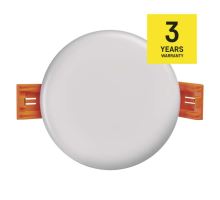 LED panel 75mm, kruhový vestavný bílý, 6W neut. bíla, IP65 (11)