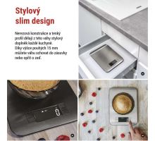 Digitální kuchyňská váha EV012, stříbrná (2)