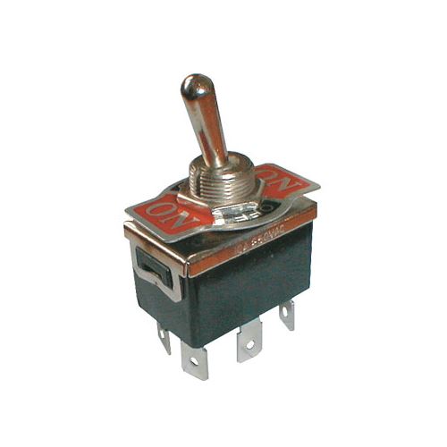 Přepínač páčkový 3pol./6pin ON-OFF-ON 250V/10A
