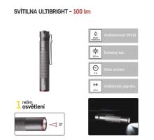 CREE LED kovová svítilna Ultibright 50, P3150, 100lm, 1xAAA (1)