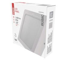 LED prisadené svietidlo RUBIC, štvorcové, 18W neutrálna biela