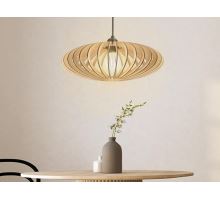 Závesný luster z masívneho dreva E27/450 - WRE131 (6)