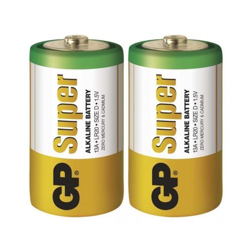 Baterie D (R20) alkalická GP Super Alkaline