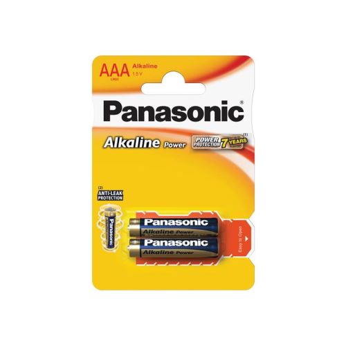 Baterie AAA (R03) alkalická PANASONIC Alkaline Power 2ks / blistr