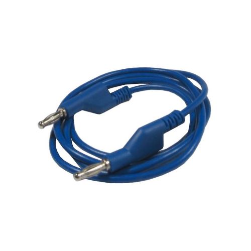 Kabel propojovací 1mm2/ 1m s banánky modrý HADEX N531A