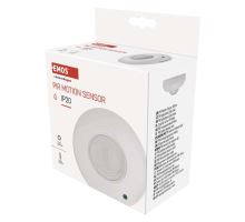 PIR senzor (pohybové čidlo) IP20 C 1200W biely (6)