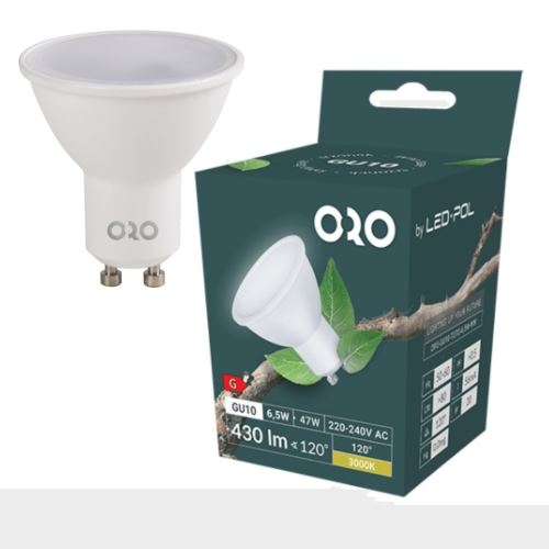 LED zdroj ORO-GU10-TOTO-6,5W-WW